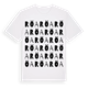 Röa ordlek t-shirt