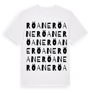 Röane ordlek t-shirt – ekologisk bomull t-shirt från Pinshirt