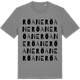 Mid Heather Gray t-shirt med Röane ordlek t-shirt
