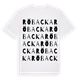 Röbacka ordlek t-shirt