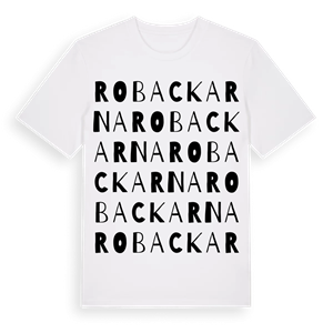 Robackarna ordlek t-shirt – ekologisk bomull t-shirt från Pinshirt