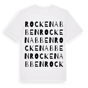 Rockenabben ordlek t-shirt – ekologisk bomull t-shirt från Pinshirt