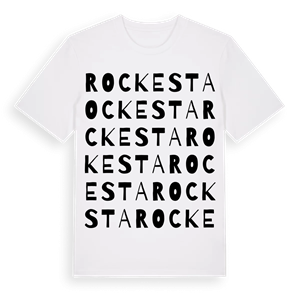 Rockesta ordlek t-shirt – ekologisk bomull t-shirt från Pinshirt