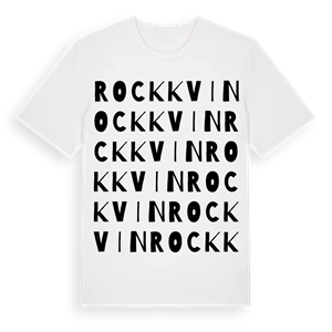 Rockkvin ordlek t-shirt – ekologisk bomull t-shirt från Pinshirt