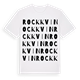 Rockkvin ordlek t-shirt