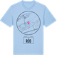 Blue Soul t-shirt med Röd t-shirt