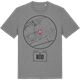 Mid Heather Gray t-shirt med Röd t-shirt