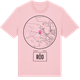 Pink Cotton t-shirt med Röd t-shirt
