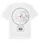 White t-shirt med Röd t-shirt