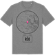 Mid Heather Gray t-shirt med Röd t-shirt