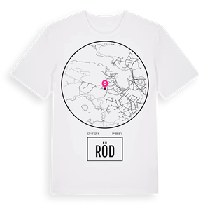 Röd t-shirt – ekologisk bomull t-shirt från Pinshirt