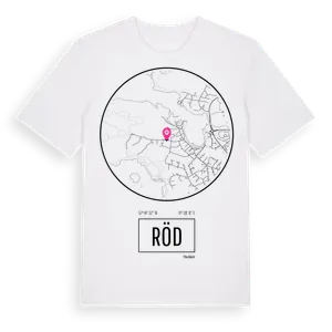 Röd t-shirt – ekologisk bomull t-shirt från Pinshirt