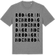 Mid Heather Gray t-shirt med Röda Grinden ordlek t-shirt