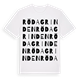 Röda Grinden ordlek t-shirt