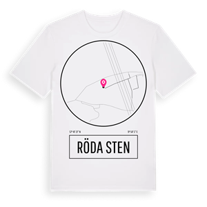Röda Sten t-shirt – ekologisk bomull t-shirt från Pinshirt