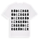 Rödberg ordlek t-shirt
