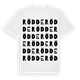 Rödde ordlek t-shirt