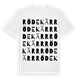 White t-shirt med Rödekärr ordlek t-shirt