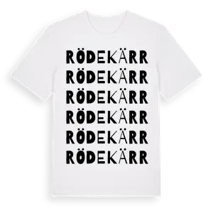 Rödekärr ordlek t-shirt – ekologisk bomull t-shirt från Pinshirt