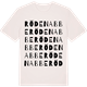 Vintage White t-shirt med Rödenabbe ordlek t-shirt