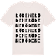 Vintage White t-shirt med Rödene ordlek t-shirt