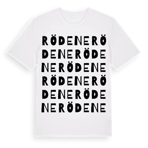 Rödene ordlek t-shirt – ekologisk bomull t-shirt från Pinshirt