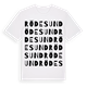 Rödesund ordlek t-shirt