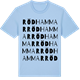 Blue Soul t-shirt med Rödhammar ordlek t-shirt