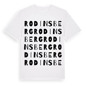 Rodinsberg ordlek t-shirt – ekologisk bomull t-shirt från Pinshirt