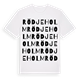 Rödjeholm ordlek t-shirt