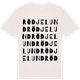 Vintage White t-shirt med Rödjelund ordlek t-shirt
