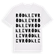 Rödklev ordlek t-shirt