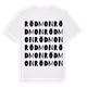 Rödmon ordlek t-shirt