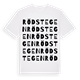 Rödstegen ordlek t-shirt