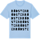 Blue Soul t-shirt med Rödsten ordlek t-shirt