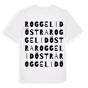 Roggelid östra ordlek t-shirt – ekologisk bomull t-shirt från Pinshirt