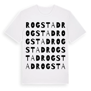 Rogstad ordlek t-shirt – ekologisk bomull t-shirt från Pinshirt