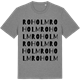 Mid Heather Gray t-shirt med Roholm ordlek t-shirt