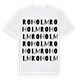 Roholm ordlek t-shirt