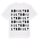 Röhult ordlek t-shirt