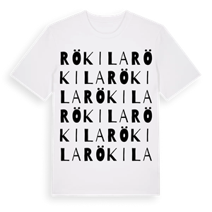 Rökila ordlek t-shirt – ekologisk bomull t-shirt från Pinshirt