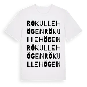 Rökullehögen ordlek t-shirt – ekologisk bomull t-shirt från Pinshirt