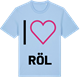 Blue Soul t-shirt med Jag älskar Röl t-shirt stort tryck