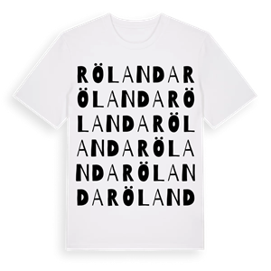 Rölanda ordlek t-shirt – ekologisk bomull t-shirt från Pinshirt