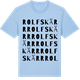 Blue Soul t-shirt med Rolfskärr ordlek t-shirt
