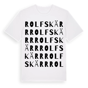 Rolfskärr ordlek t-shirt – ekologisk bomull t-shirt från Pinshirt