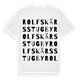 Rolfskärs Stugby ordlek t-shirt
