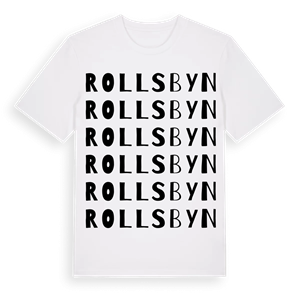 Rollsbyn ordlek t-shirt – ekologisk bomull t-shirt från Pinshirt