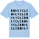 Blue Soul t-shirt med Romlycke ordlek t-shirt