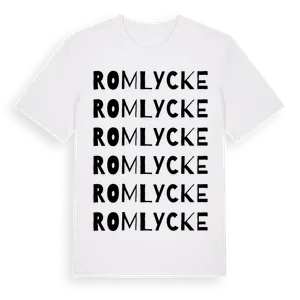 Romlycke ordlek t-shirt – ekologisk bomull t-shirt från Pinshirt